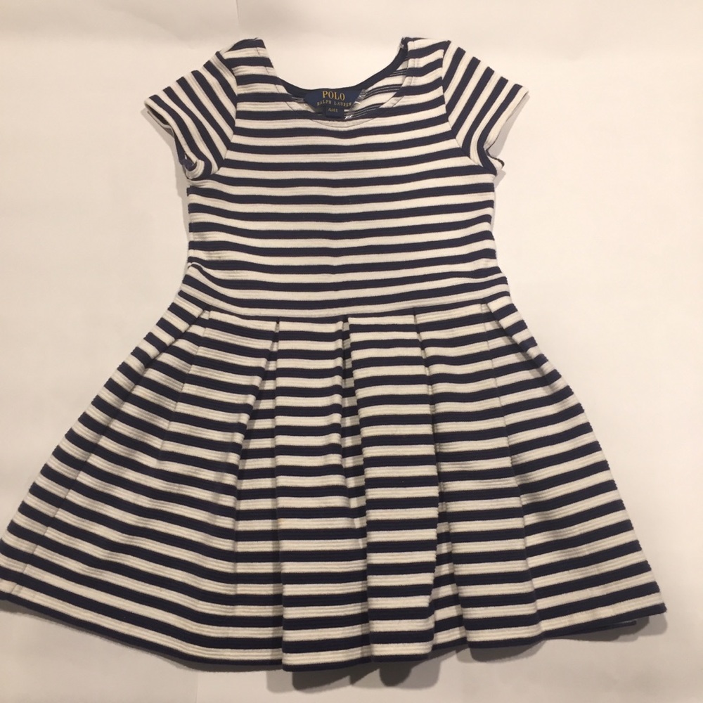 Ralph Lauren Little Girls’ Cotton Knit Dress 4T